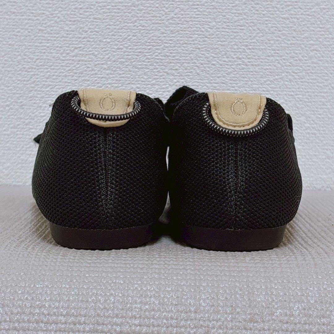 Öffen ブラックリボンポインテッドトゥシューズ 39 ブラック