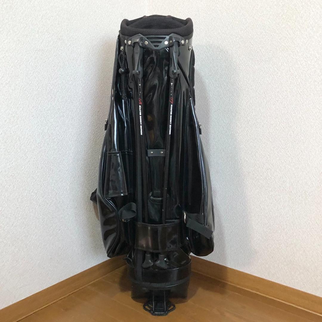 マスターバニーエディション キャディバッグ ブラック エナメル