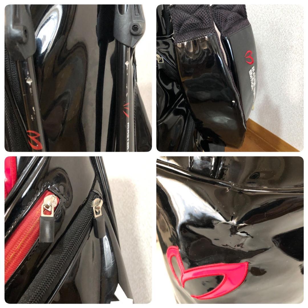 マスターバニーエディション キャディバッグ ブラック エナメル