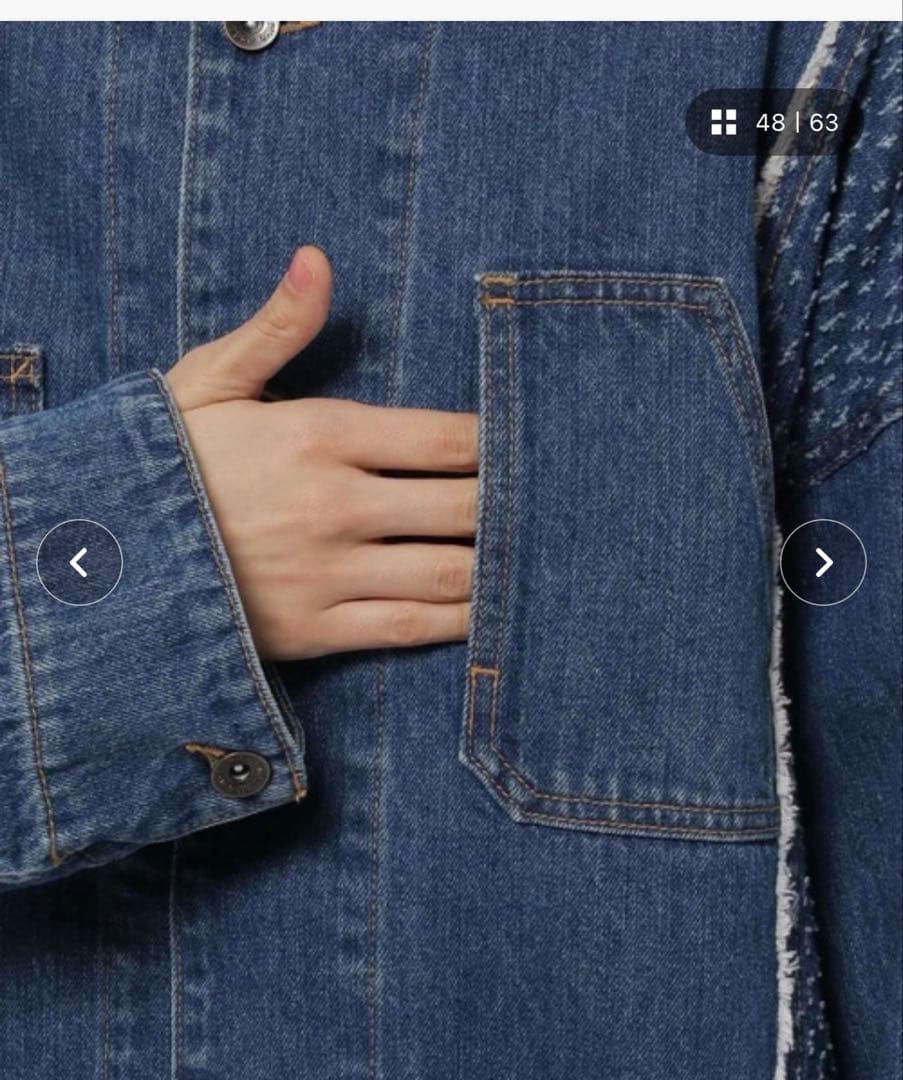 未使用に近い　ニコアンド【NKJ2025SS】REMAKE COVERALL