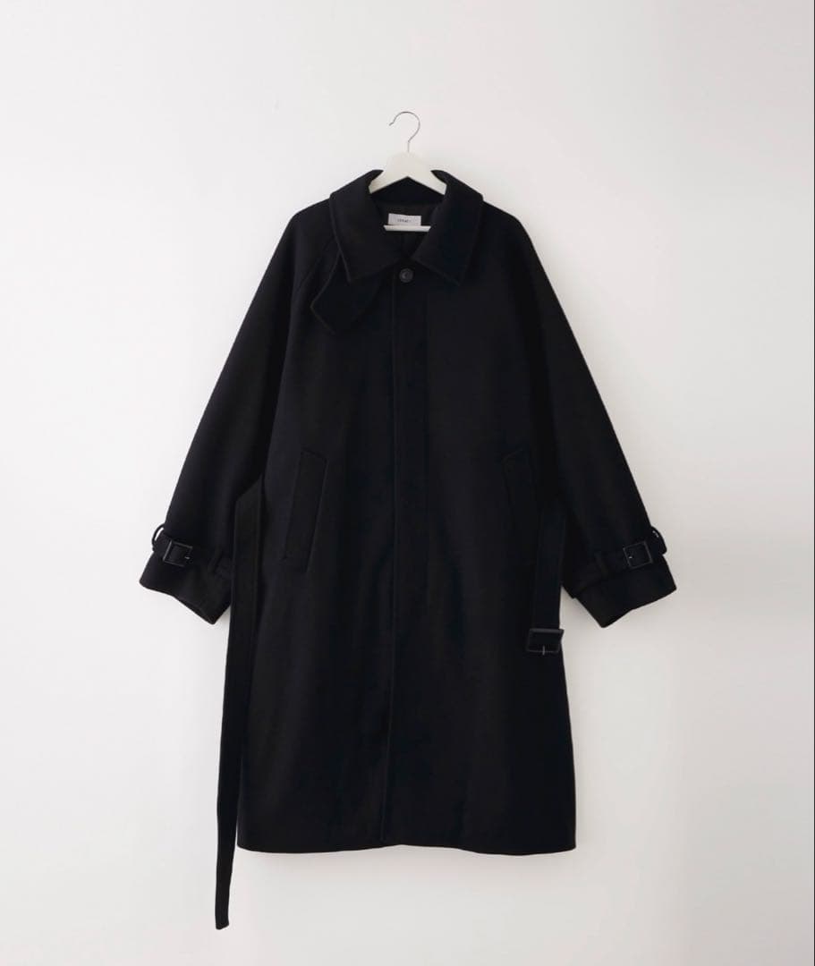【SERACE】2wayオーバーメルトンステンカラーコート タグ付き新品