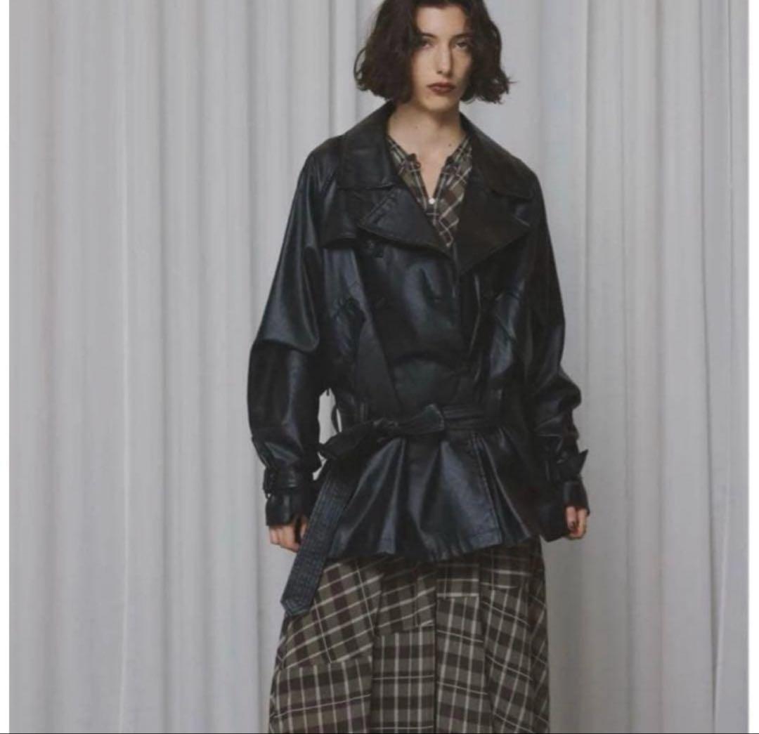 Ameri vintage アメリDADDY MIDI TRENCH COAT