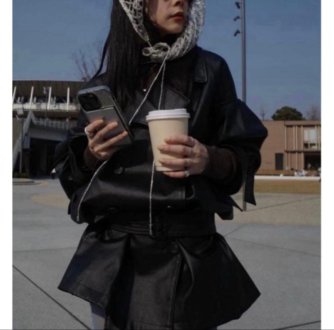 Ameri vintage アメリDADDY MIDI TRENCH COAT