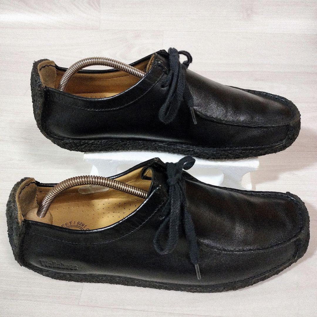 【Clarks】クラークス ナタリー レザー クレープソール レザー UK8 黒