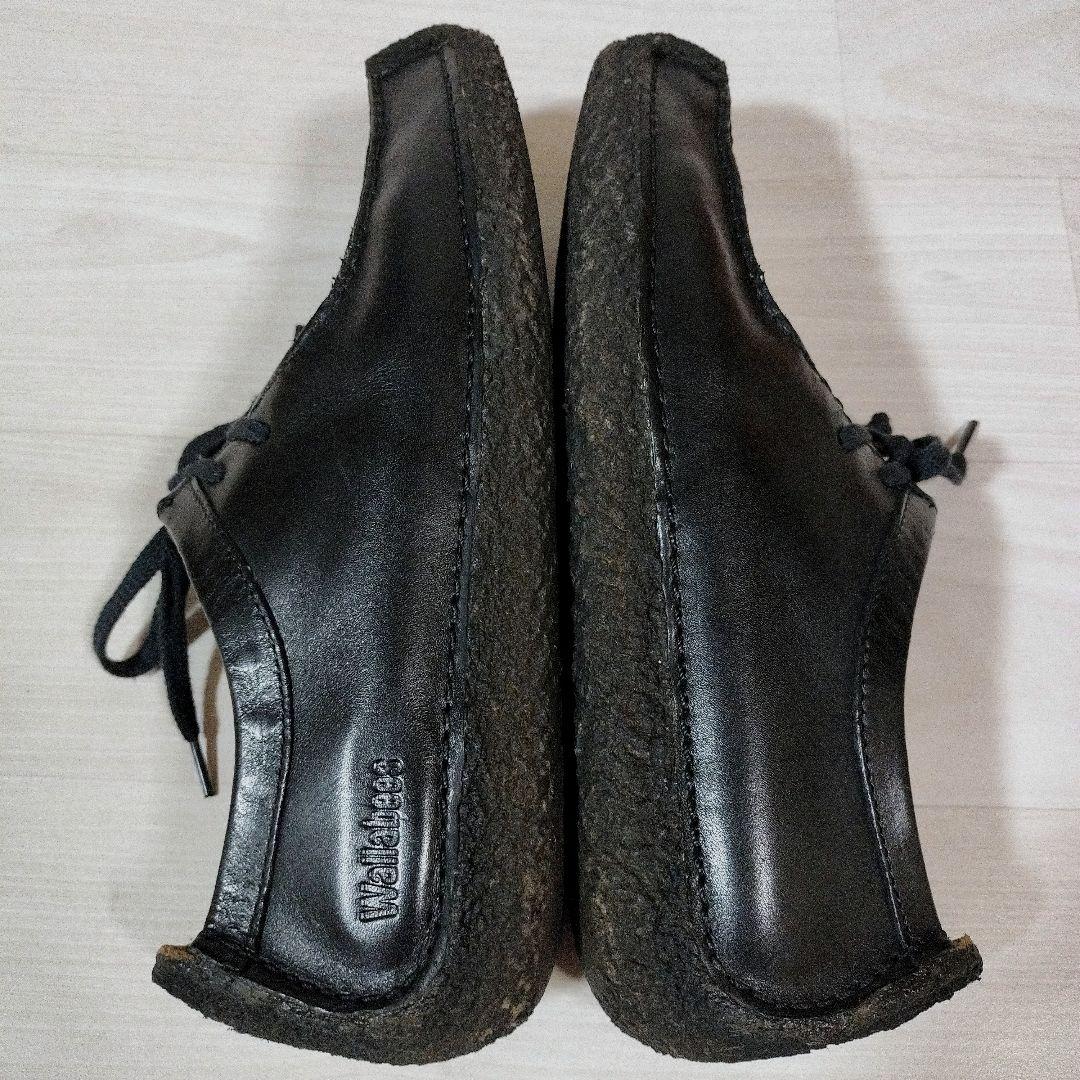 【Clarks】クラークス ナタリー レザー クレープソール レザー UK8 黒