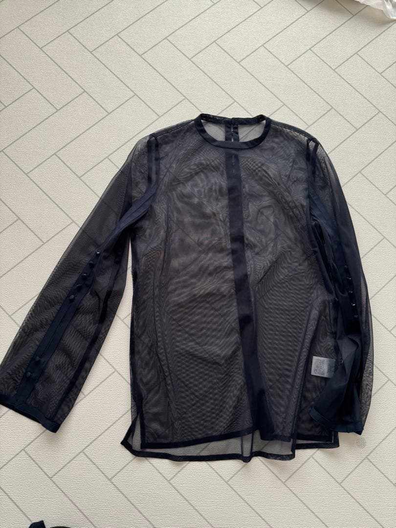 美品kana V line jacquard dress 黒 ANDRESD