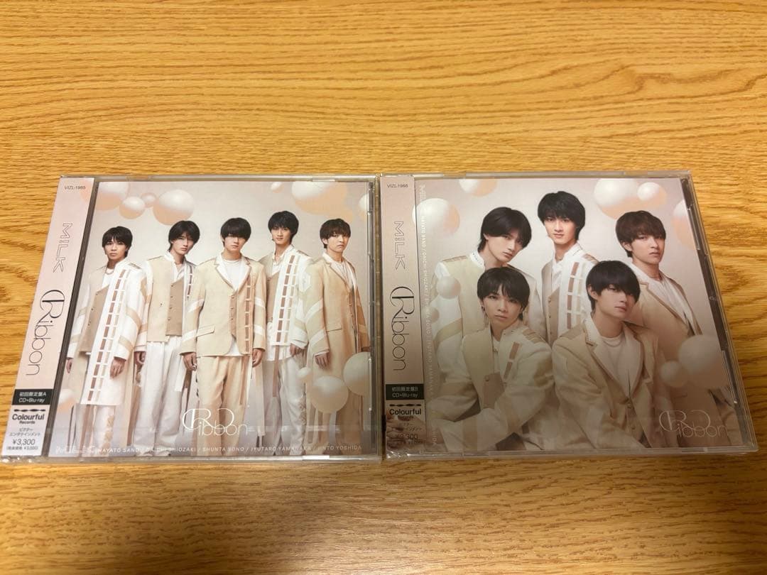 新品CD M!LK Ribbon (BD付) 初回A.B 2枚セット