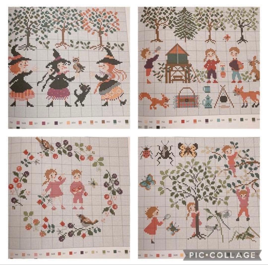 【AGENDA-2023＆2024】 2冊セット クロスステッチ洋書 新品未使用