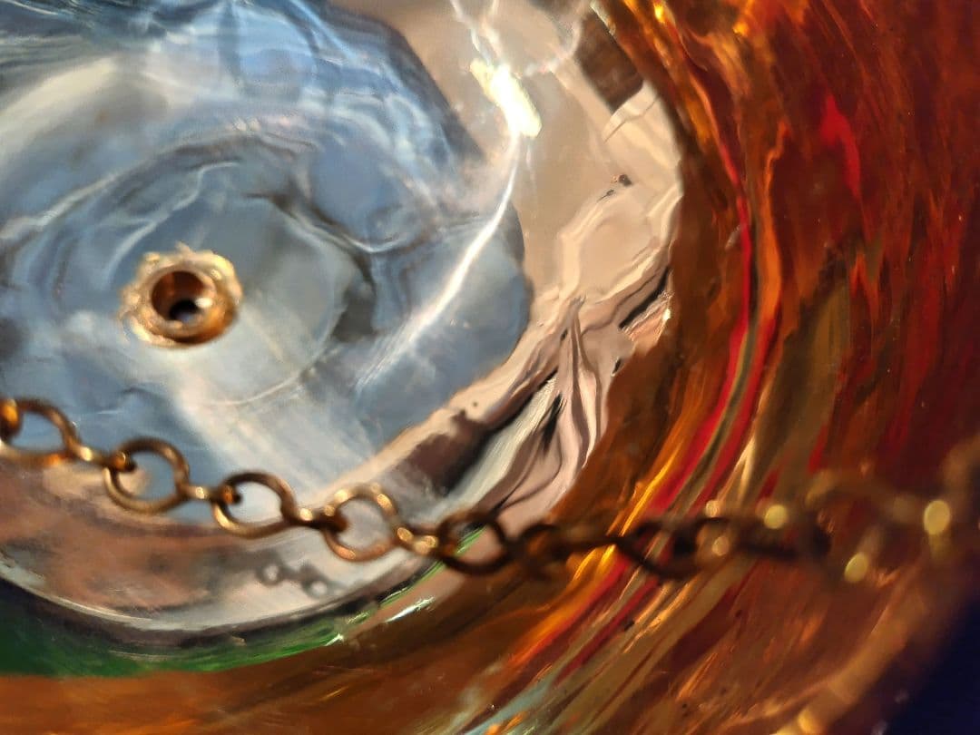 ２６♦シロダーラ ポット 約１．５㍑ ♦ 真鍮製 オーダーメイド スリランカ