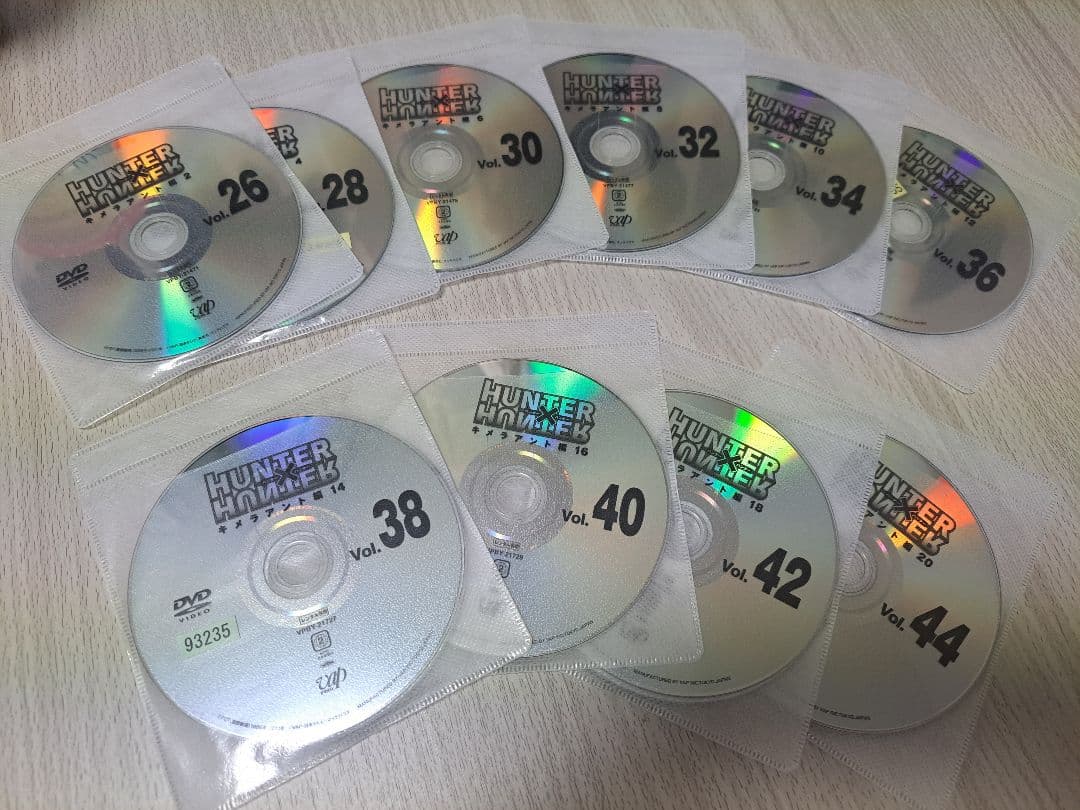 HUNTER×HUNTER　DVD　キメラアント編　全巻　25～44