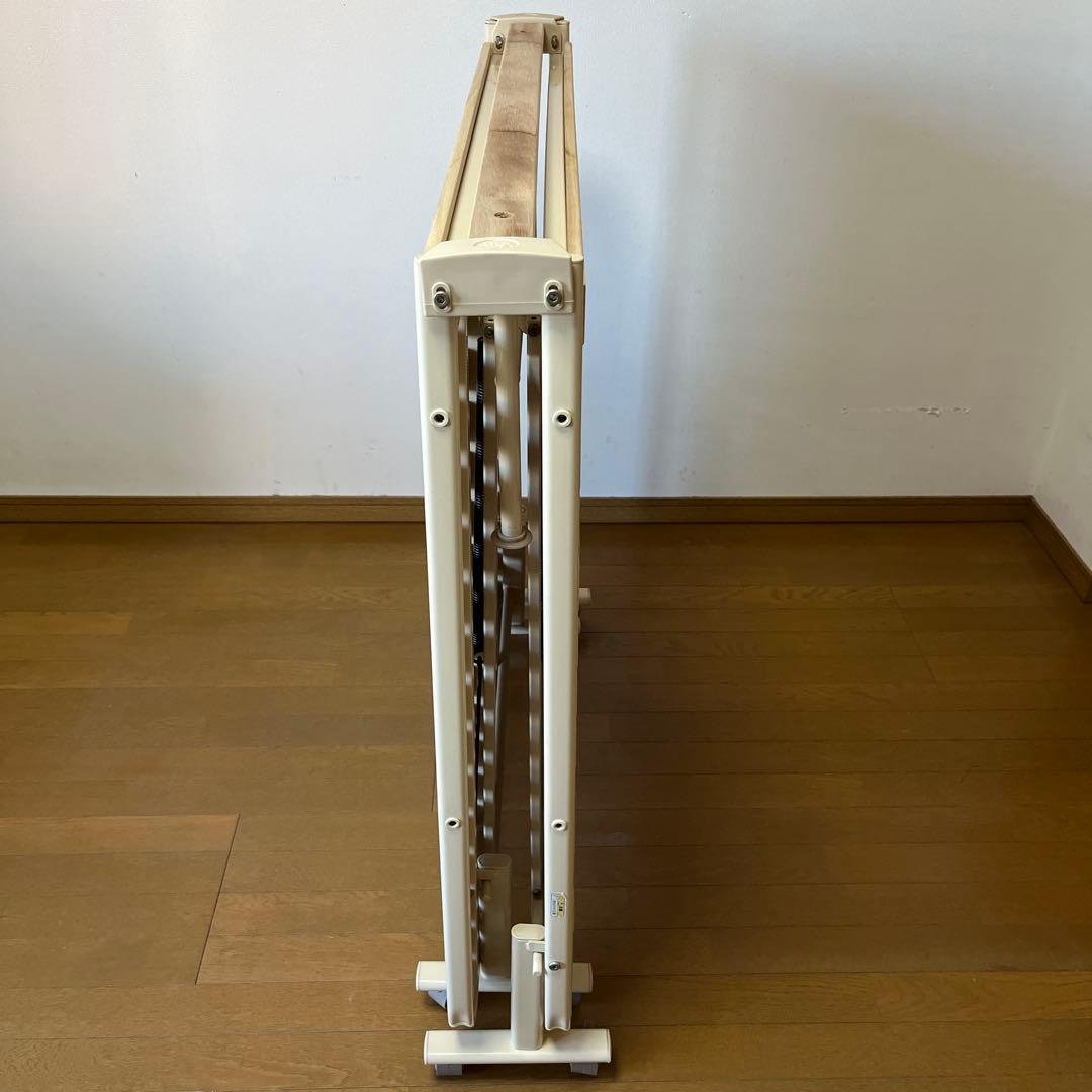 ATEX 収納式 桐 すのこベッド ホワイト