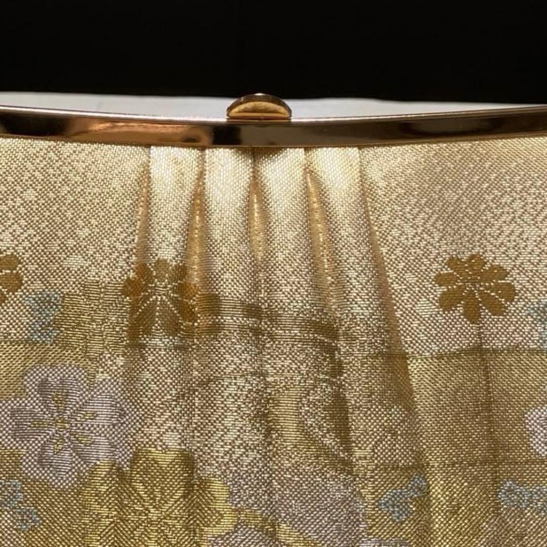 《未使用》佐賀錦　草履バッグセット　礼装　ゴールド