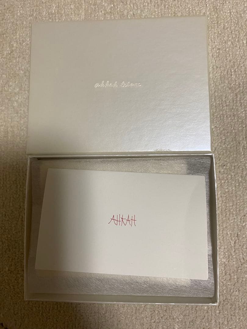 アーカー　AHKAH フレンチロープピアス