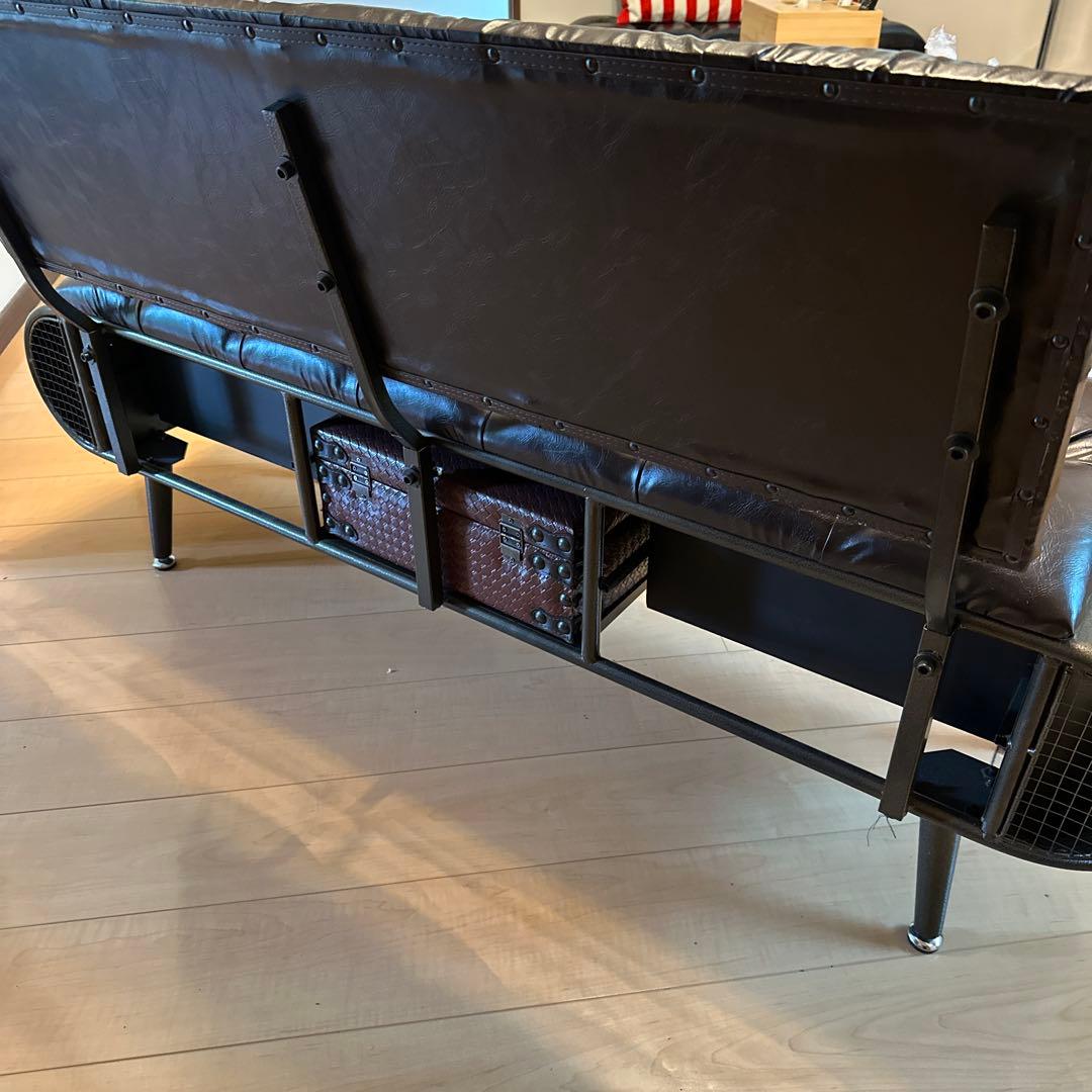 チェスターフィールド ソファ レトロ 2人掛け