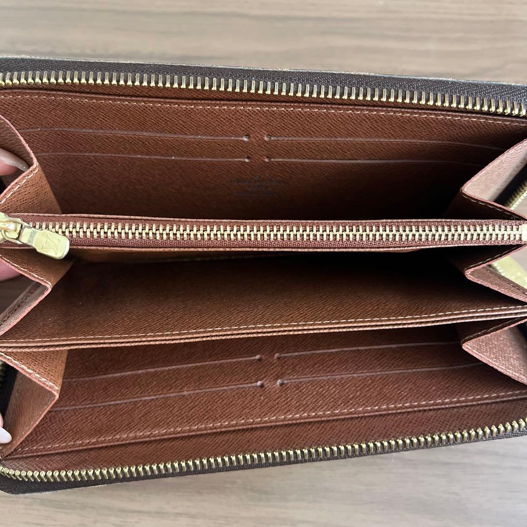 【美品】ルイヴィトン モノグラム ジッピーウォレット 長財布
