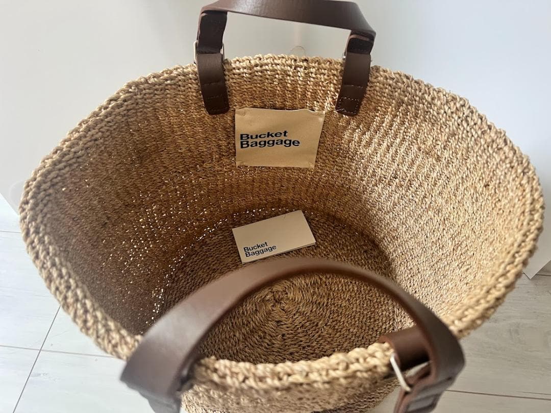 Bucket Baggage H＆S Basket Lバケットバゲージかごバッグ