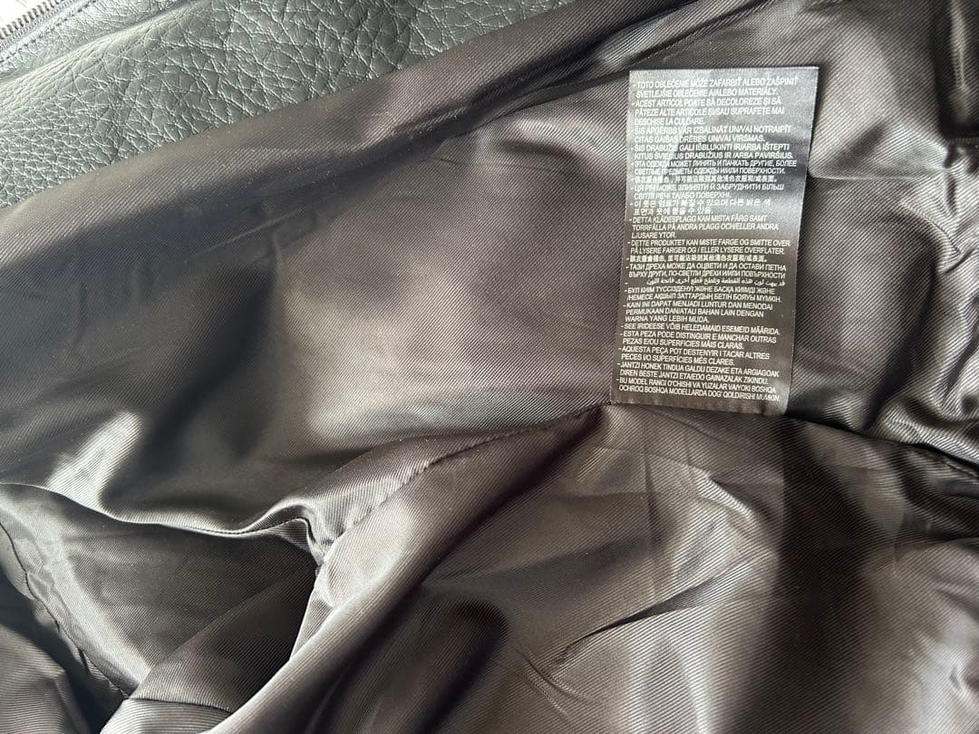 フェイクレザージャケット