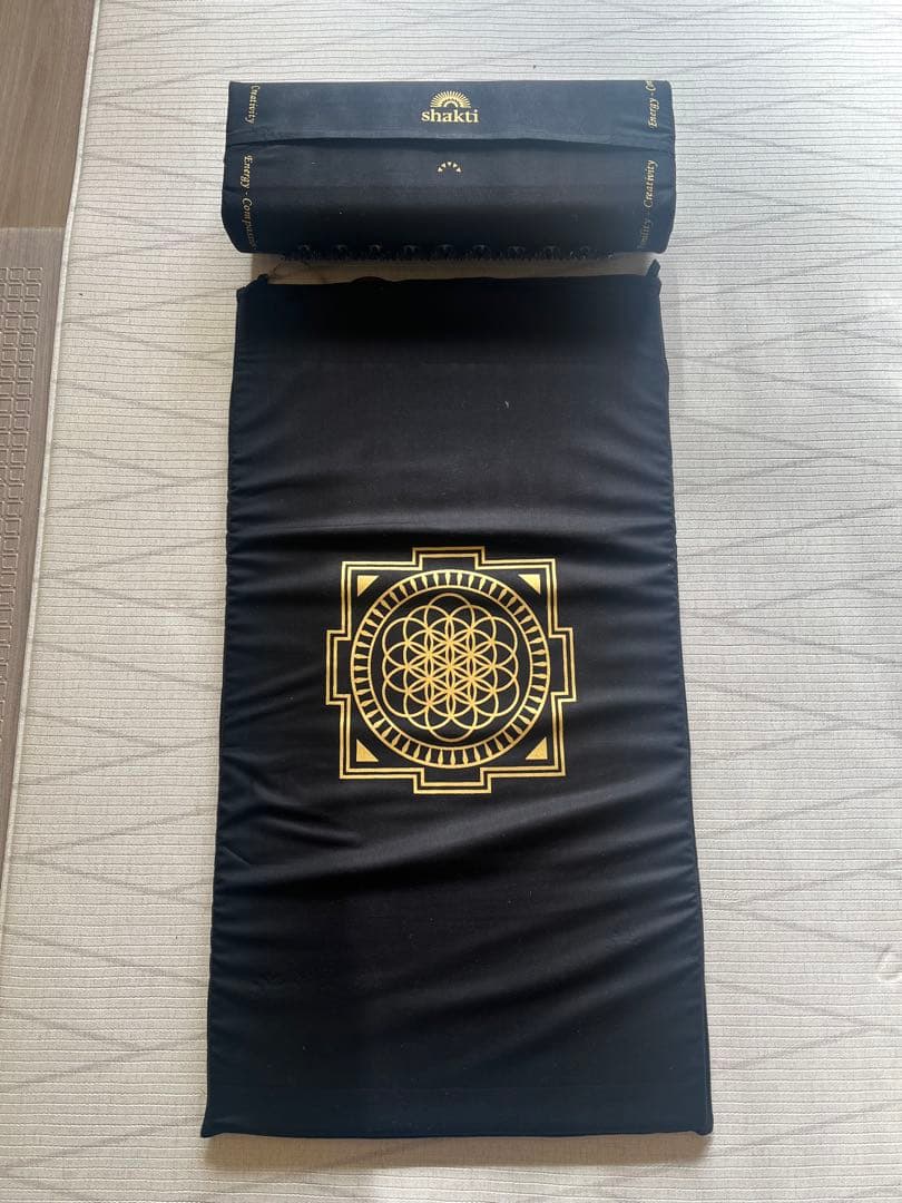 【美品】シャクティマット＆ピロー セット 正規品 Shakti Mat ブラック