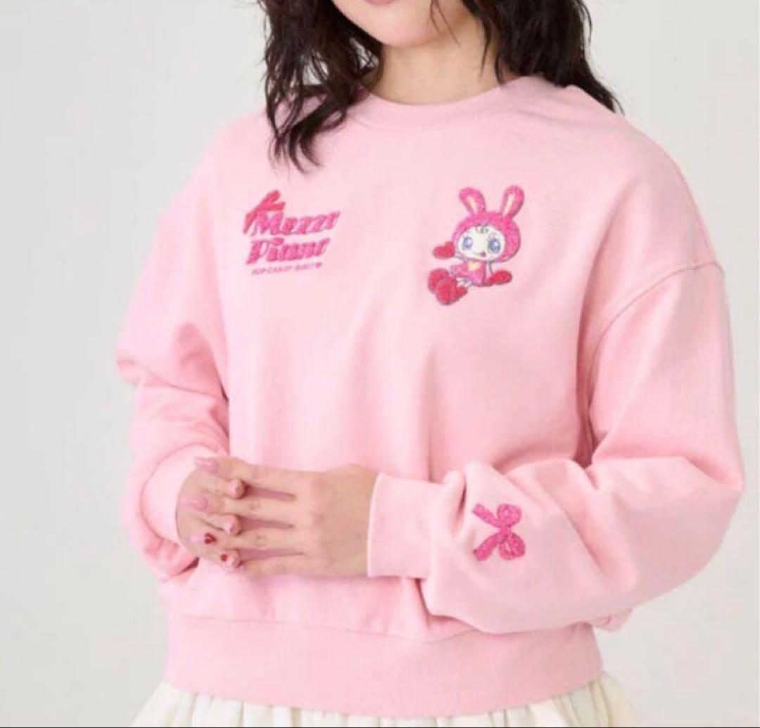 メゾピアノ　ベリエちゃん　刺繍　トレーナー