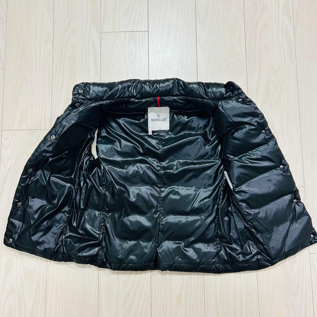 【極美品】MONCLER モンクレール ダウンベスト ブラック レディース 0