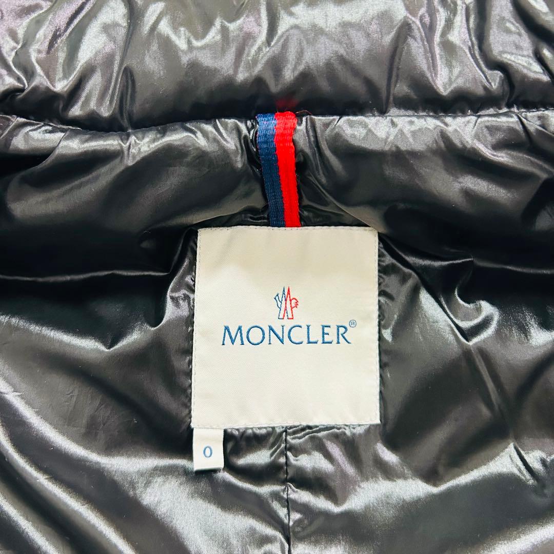 【極美品】MONCLER モンクレール ダウンベスト ブラック レディース 0