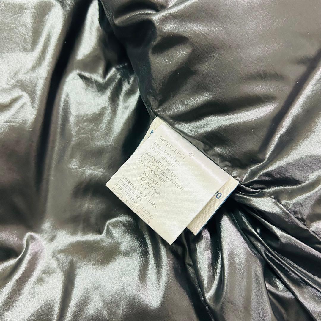 【極美品】MONCLER モンクレール ダウンベスト ブラック レディース 0