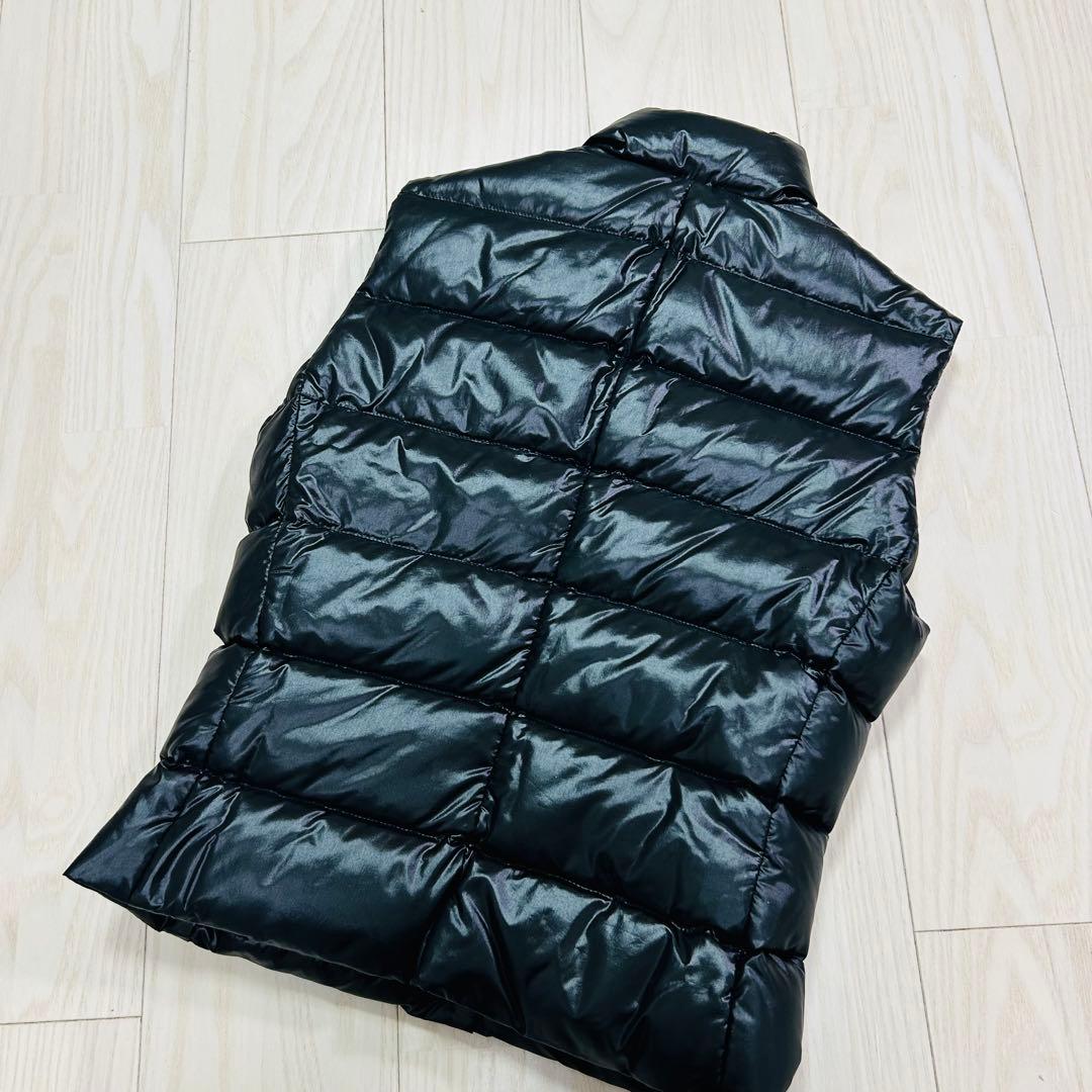 【極美品】MONCLER モンクレール ダウンベスト ブラック レディース 0