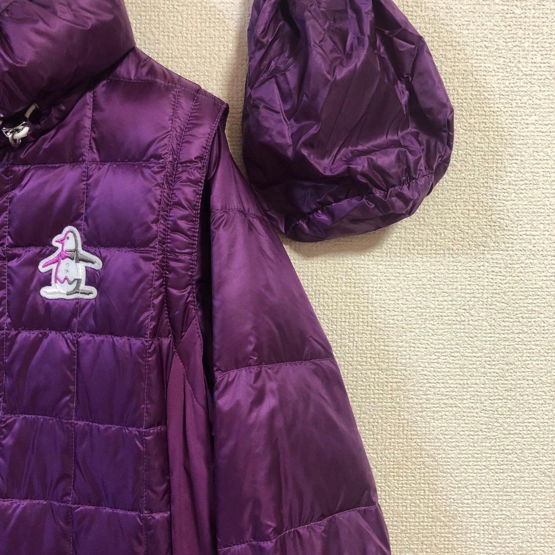 週末セール❗️美品マンシングウェア ダウンジャケット ２WAY Mハンガリーグース