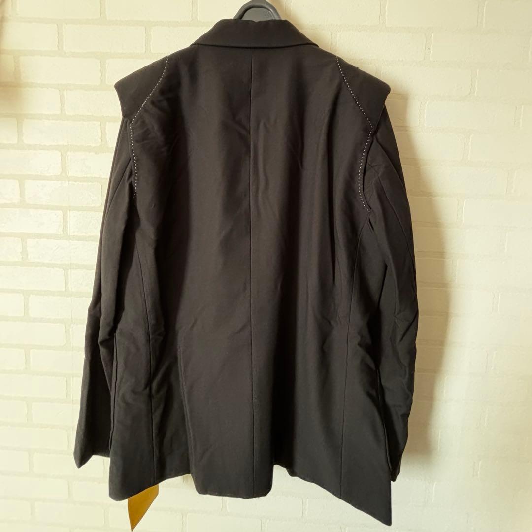 【出品1月まで】PINUE ショルダーステッチテーラードジャケット ブラック