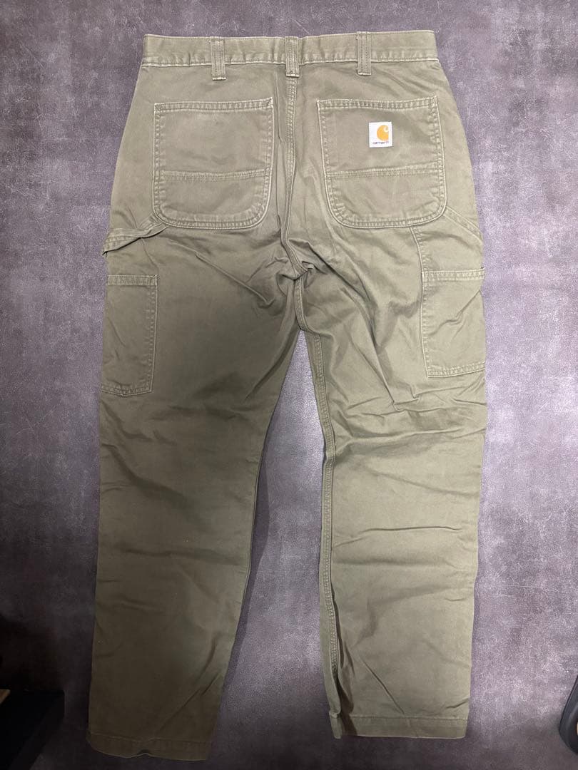 Carhartt カーキ ワークパンツ