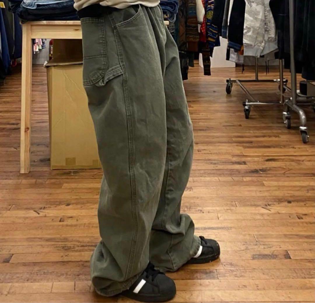 Carhartt カーキ ワークパンツ