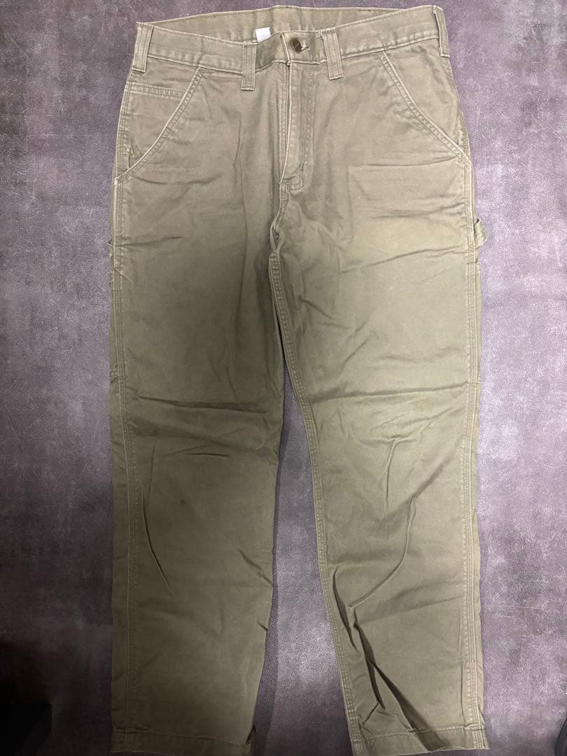 Carhartt カーキ ワークパンツ