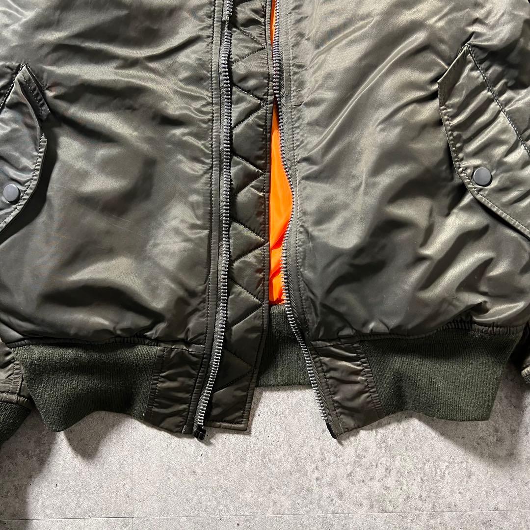 00s アルファインダストリーズ ma-1 リバーシブル ミリタリー