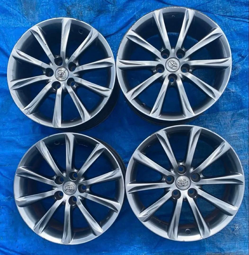 トヨタ マークX 130系 純正 18インチ アルミホイール 4本セット