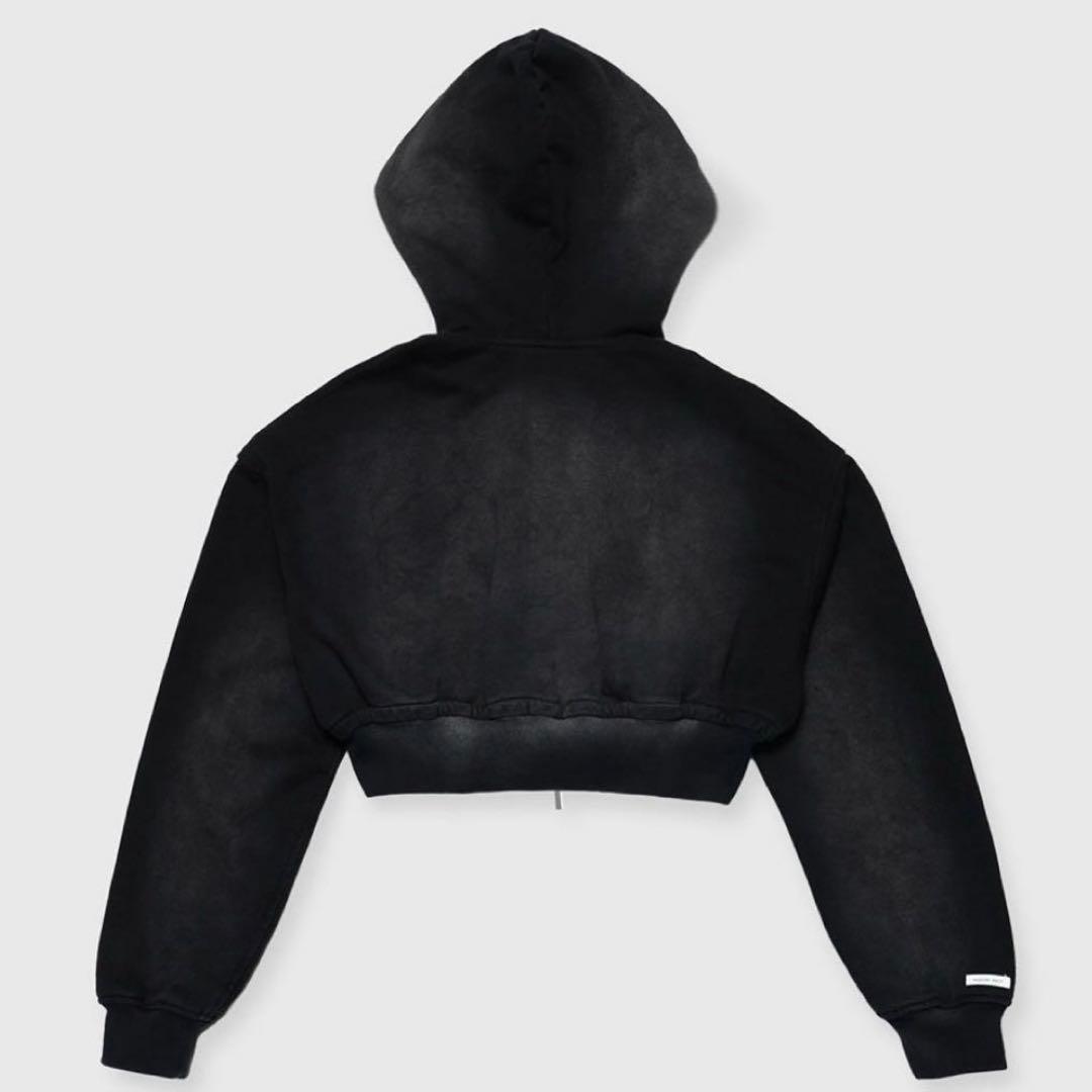 ( )josemoon ジョゼムーン CROP BIO HOODIE