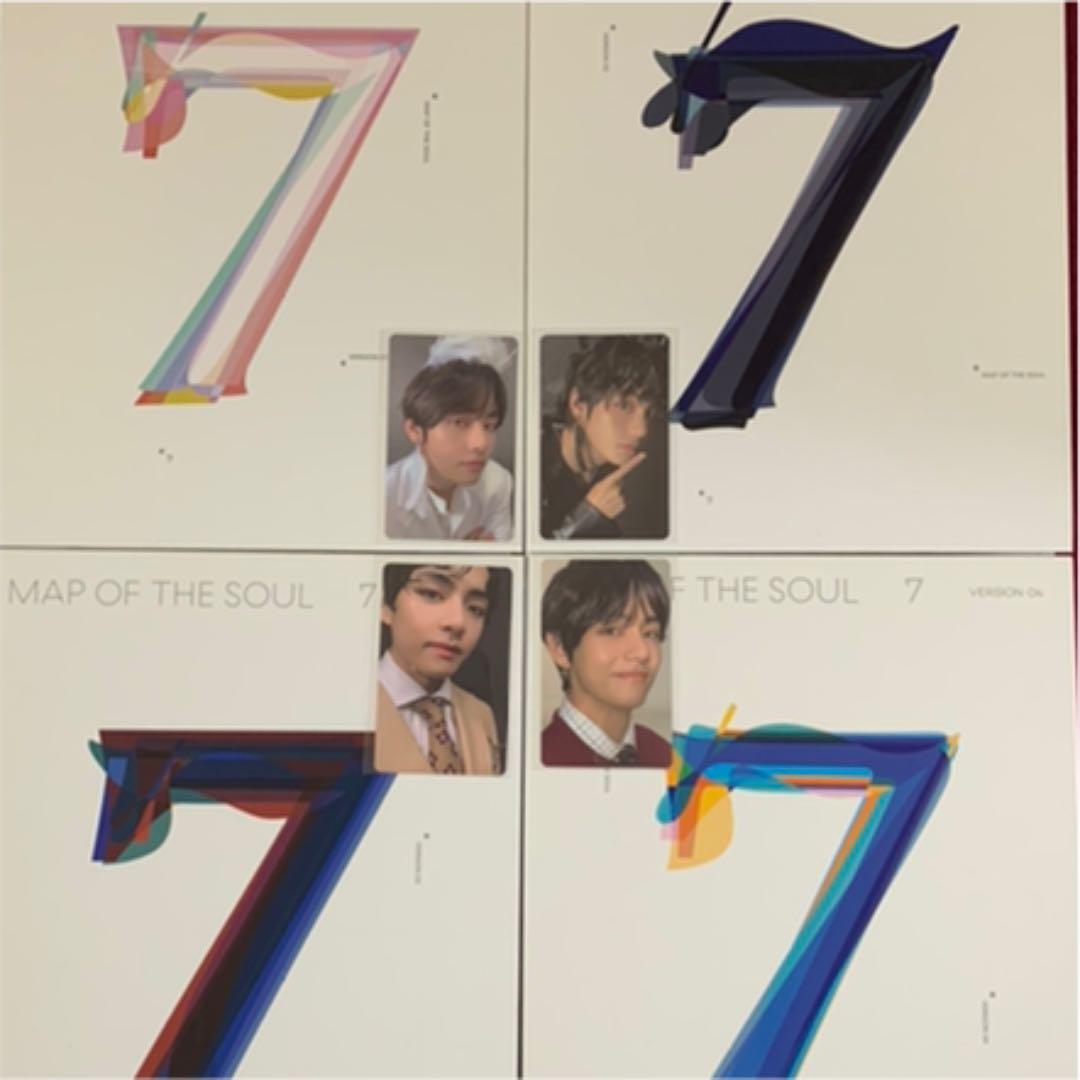 BTS MAP OF THE SOUL 7 4形態とトレカ テヒョンV