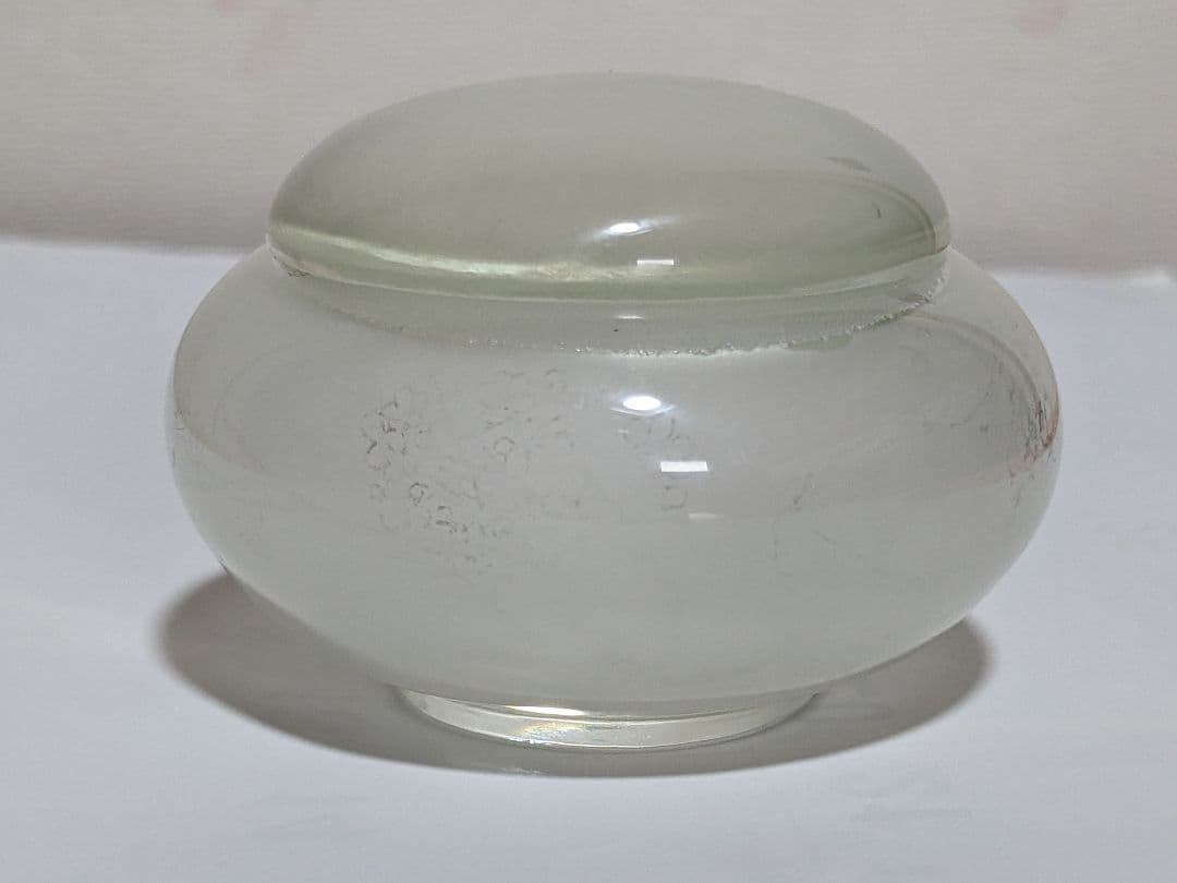 ♦中国 古玩 古美術品 ガラス絵 化粧入 蓋付き瓶 壺 化粧道具 鼻煙壺 骨董品