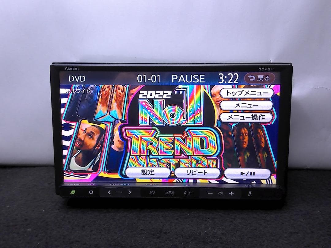 スズキ純正　ポン付　クラリオン　GCX311　ワンセグ　DVD再生　CD録音
