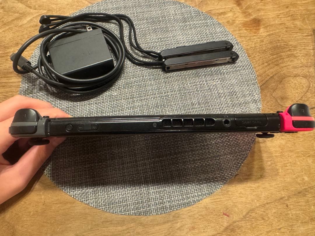 Nintendo Switch 本体 グレー/ピンク ACアダプター付き