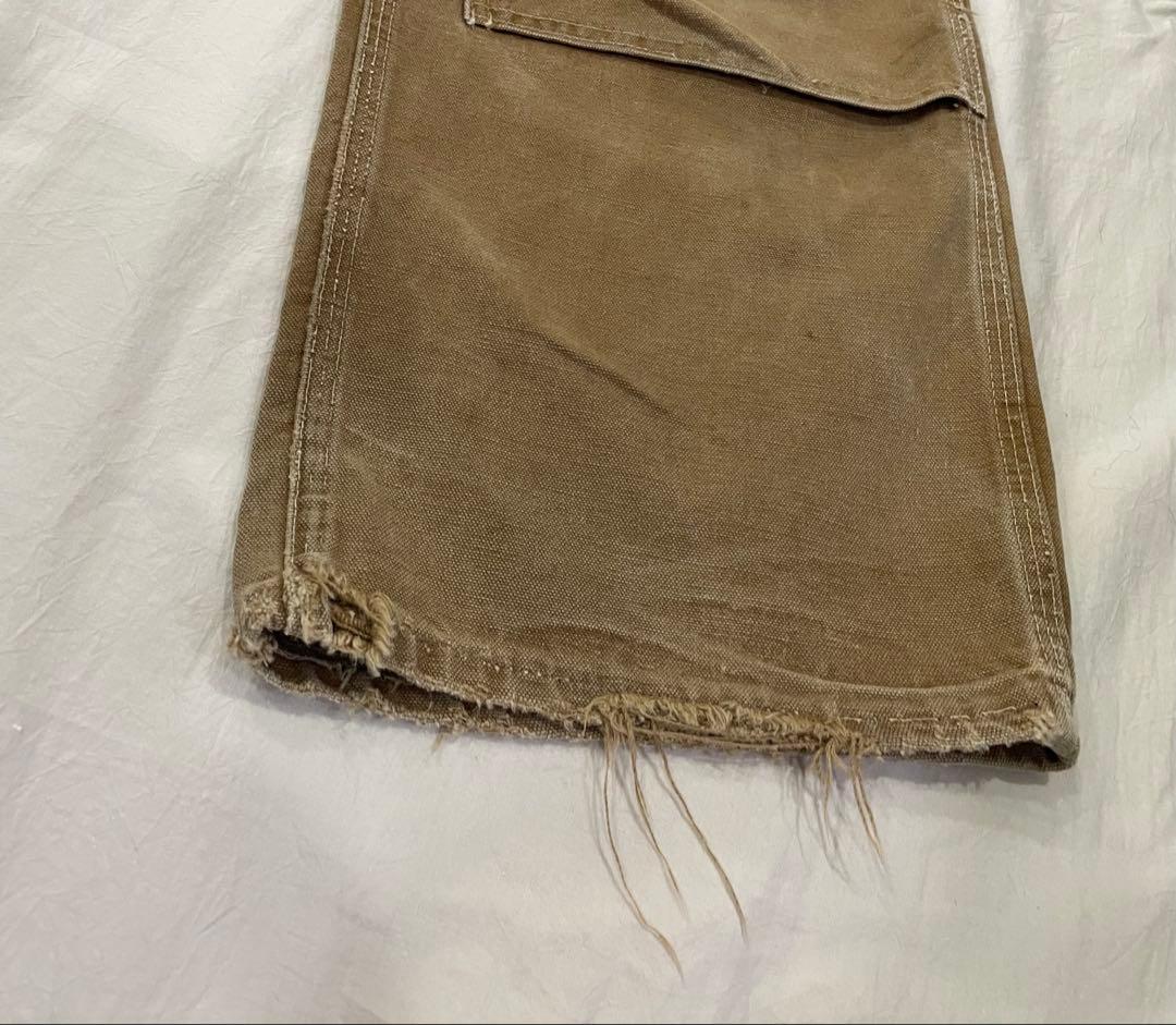 あ*ら様 60s 70s USA製　Carharttカーハート　ダブルニー　ボロ