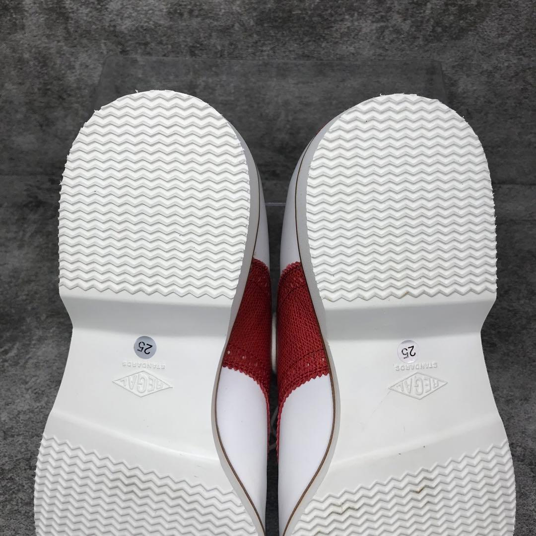 【未使用】　REGAL サドルシューズ　レザー　763R 25 バイカラー