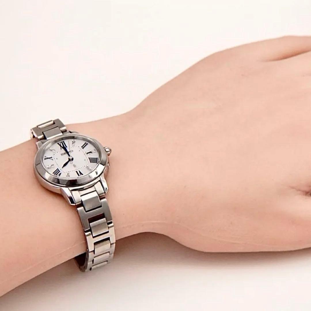 【回路検査済】SEIKO　セイコー　ルキア　電波ソーラー　レディース　腕時計