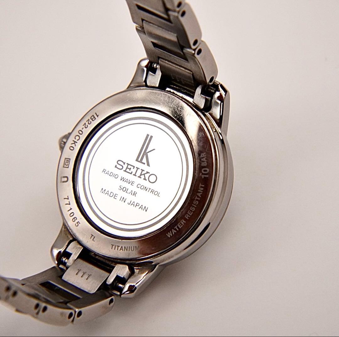 【回路検査済】SEIKO　セイコー　ルキア　電波ソーラー　レディース　腕時計