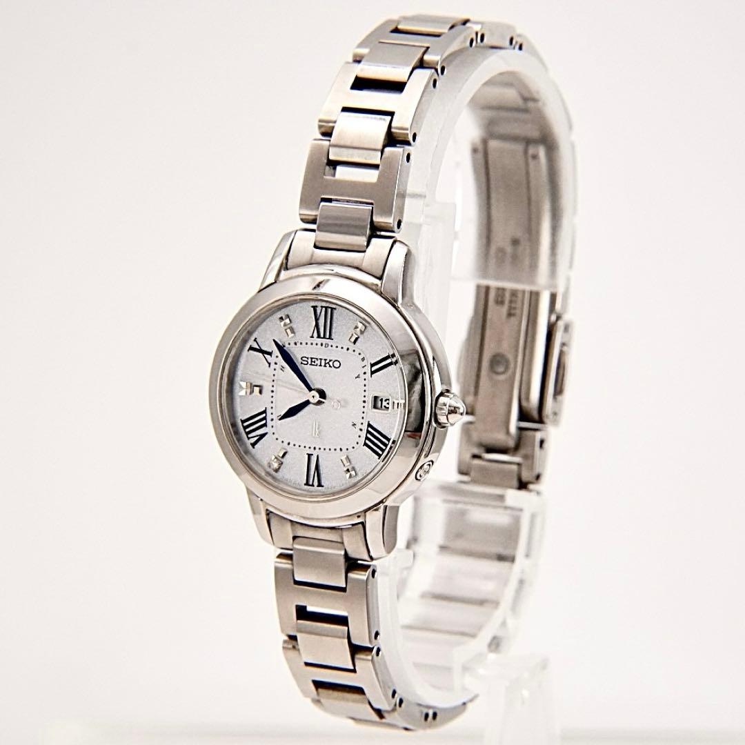 【回路検査済】SEIKO　セイコー　ルキア　電波ソーラー　レディース　腕時計