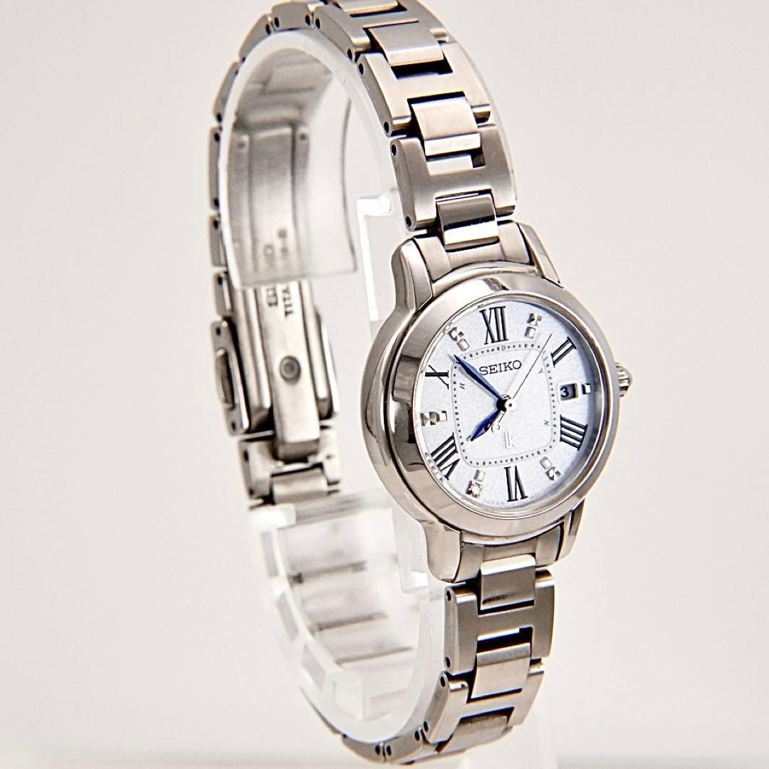 【回路検査済】SEIKO　セイコー　ルキア　電波ソーラー　レディース　腕時計