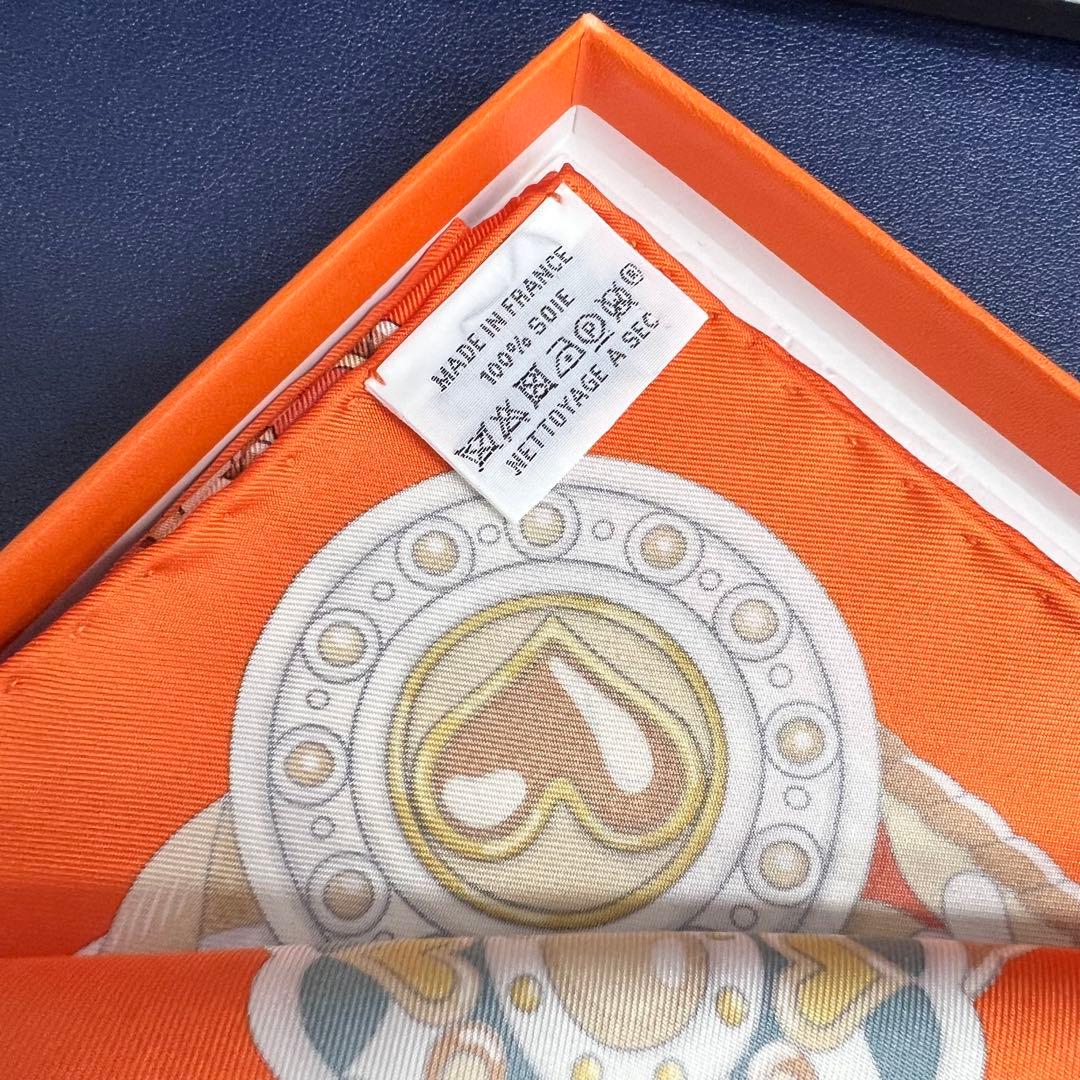 Hermès HARNAS DE CŒUR スカーフ 90x90cm