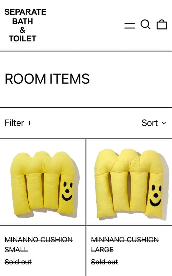 【SEPABATH 】MINNANO CUSHION LARGE