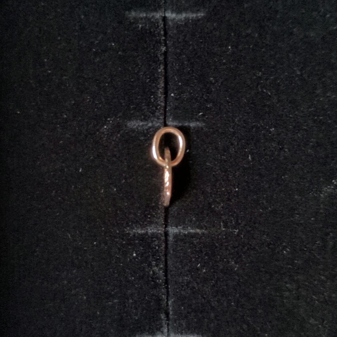 agete・アガット・ K14YG ネックレスイニシャルチャーム