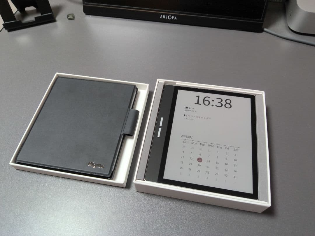 Bigme B751C 電子ペーパータブレット Eink カバー付き