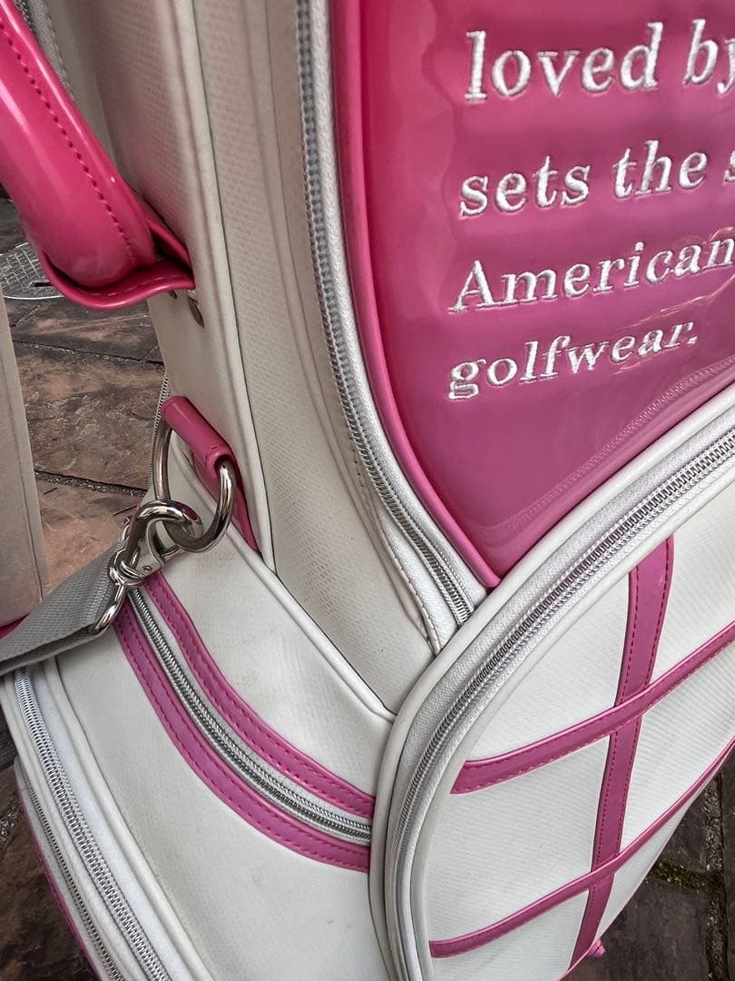 Munsingwear ゴルフ　キャディバッグ　レディース　ピンク　マンシング